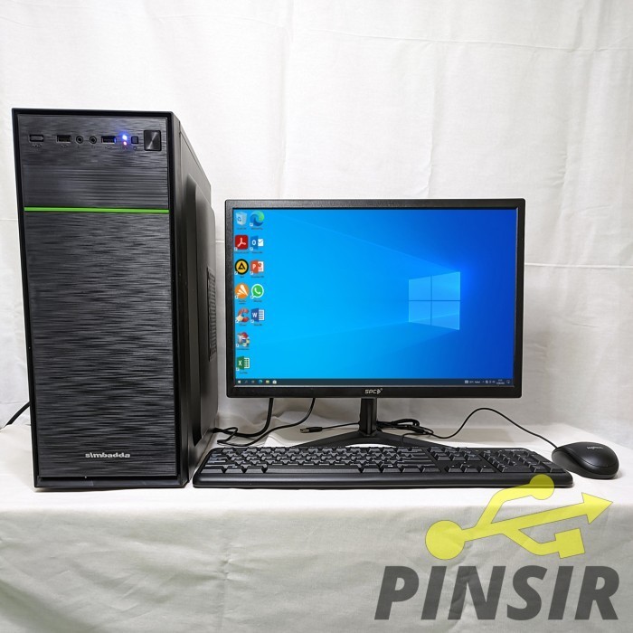 PC Komputer Rakitan Full Set i7 RAM 16GB SSD 240GB Fullset Siap Pakai