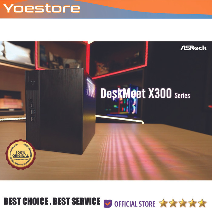 ASROCK DESKMEET X300 AMD RYZEN 5 5600X GTX 1650 4GB WIFI