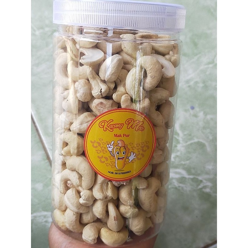 

Kacang Mete Mentah/Mateng kemasan toples 500gr