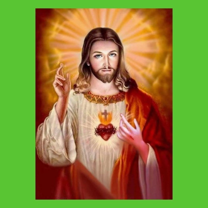 DIY DIAMOND PAINTING FULL SQUARE - YESUS BLESS