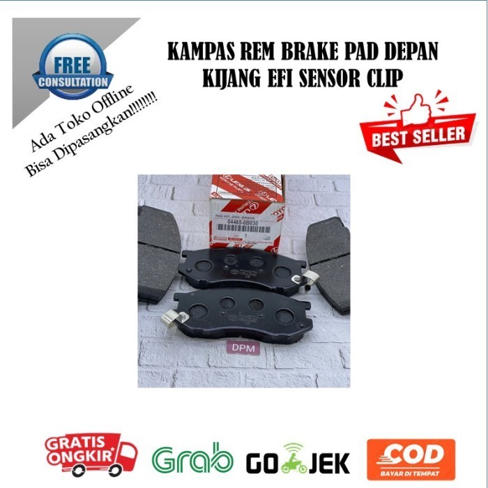 Kampas Rem Brake Pad Depan Kijang Efi Sensor Clip Tdw Kode Kn249