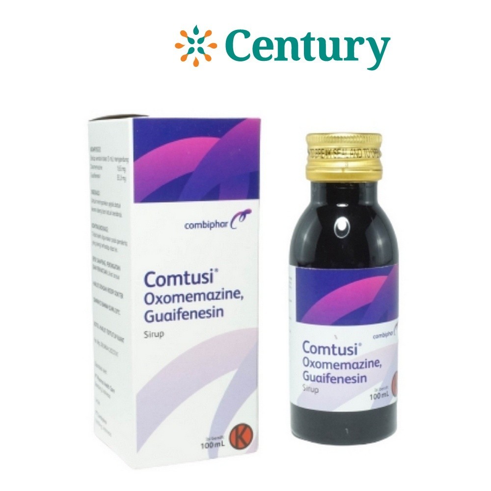 COMTUSI SYRUP 100 ML / OXEMEMAZINE /SGUAIAFENESIN / BATUK BERDAHAK ALERGI / BATUK ALERGI / PENGENCER