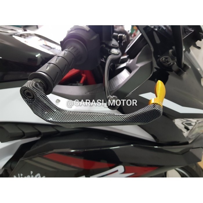 Terlaris proguard carbon handguard zx25r cbr250rr r25 ninja 250 mt25 z250 ori