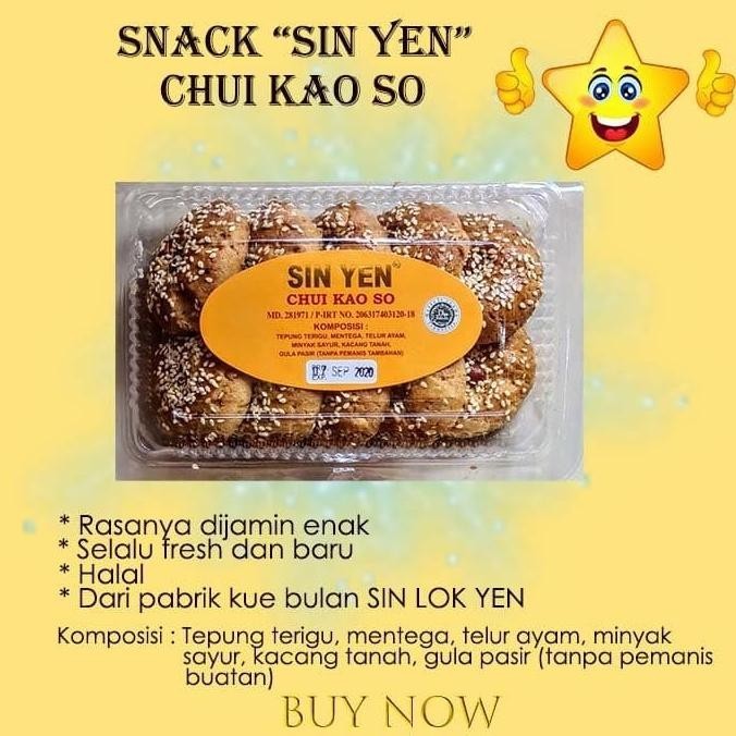 

New Kue Pia Sin Yen Chui Kao So Kacang Tanah Halal Limited Edition