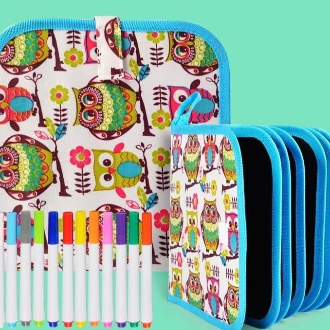 

NEW PRODUK reusable drawing book buku gambar bs dihapus spt papan tulis mainan