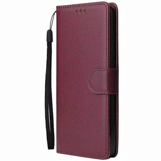 Trendy flip case oppo A3s / A31 / A33/neo7 / A37 / A39 flip dompet kulit hp - Hitam, oppo A3s