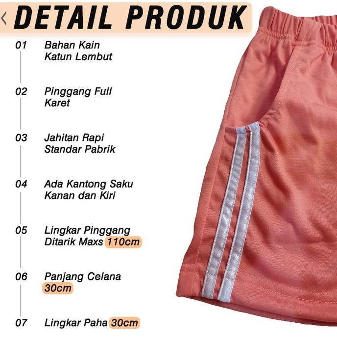 Baru CELANA PENDEK WANITA PANTS WANITA CELANA TIKTOK HIGHWAIST - RED, STANDAR ~