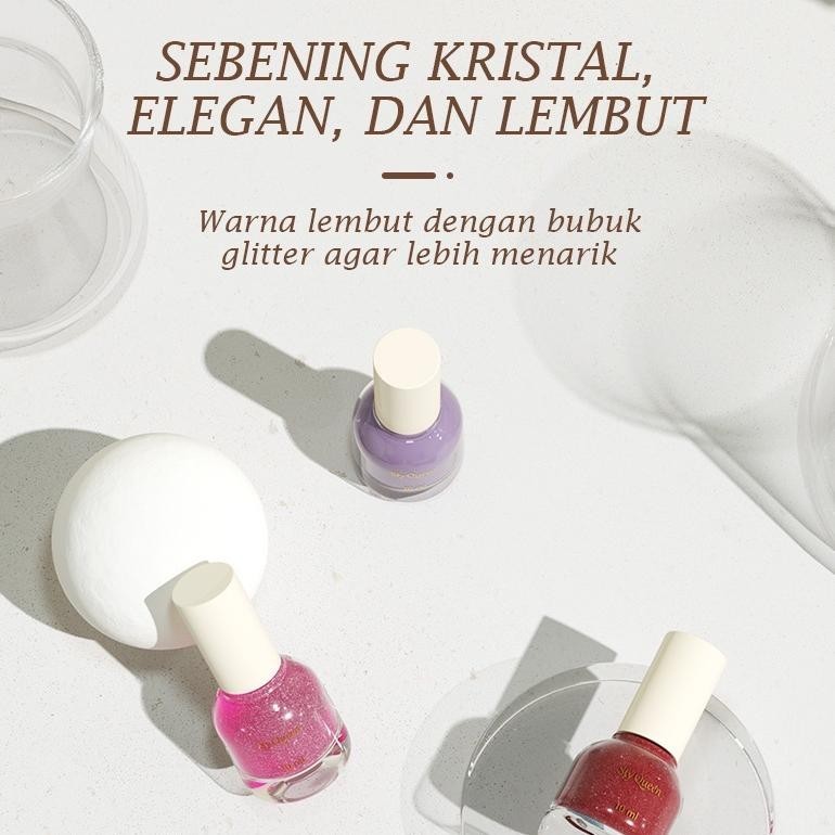 Terbaru [Bpom]Kkv-Styqueen Water-Based Nail Polish/Rippeable Nail Polish 10Ml/Pewarna Kuku/Kuku Pals