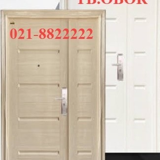 Terlaris Pintu Baja Fortress 120.15 Double Daun Besar Kecil Mom Son Premium