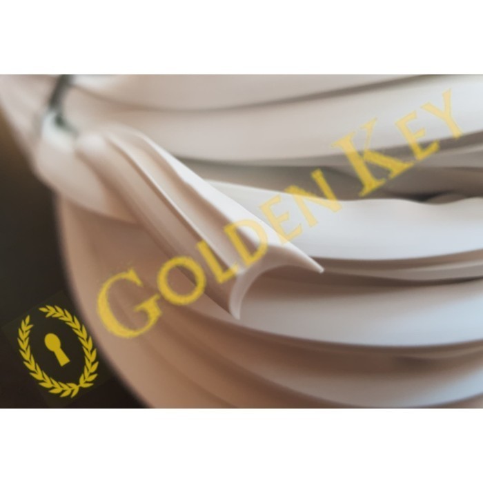 Terlaris Karet Lis Sekoneng 078B C Besar Putih White Kaca Mati 40 Meter 078 B