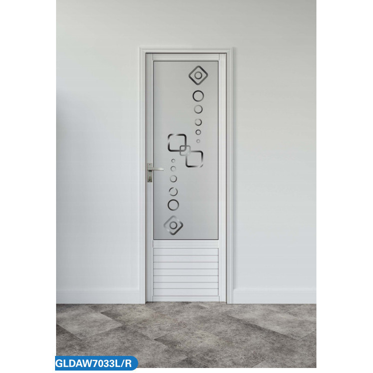 Terlaris Pintu Kamar Mandi Almunium + Cermin