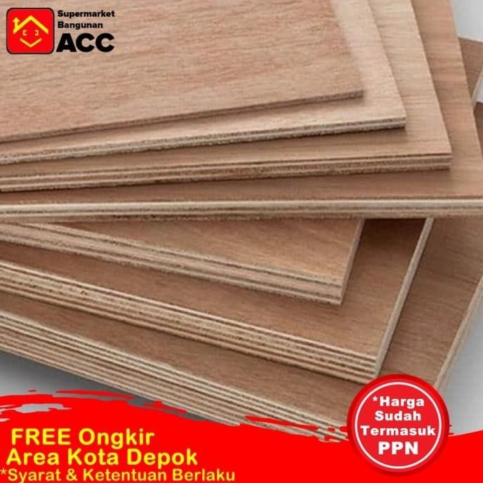 Triplek / Multiplek Tebal 3Mm - 18Mm Ukuran 122X244Cm