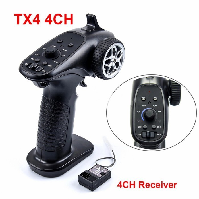 Mini transmitter receiver 4Ch for RC car