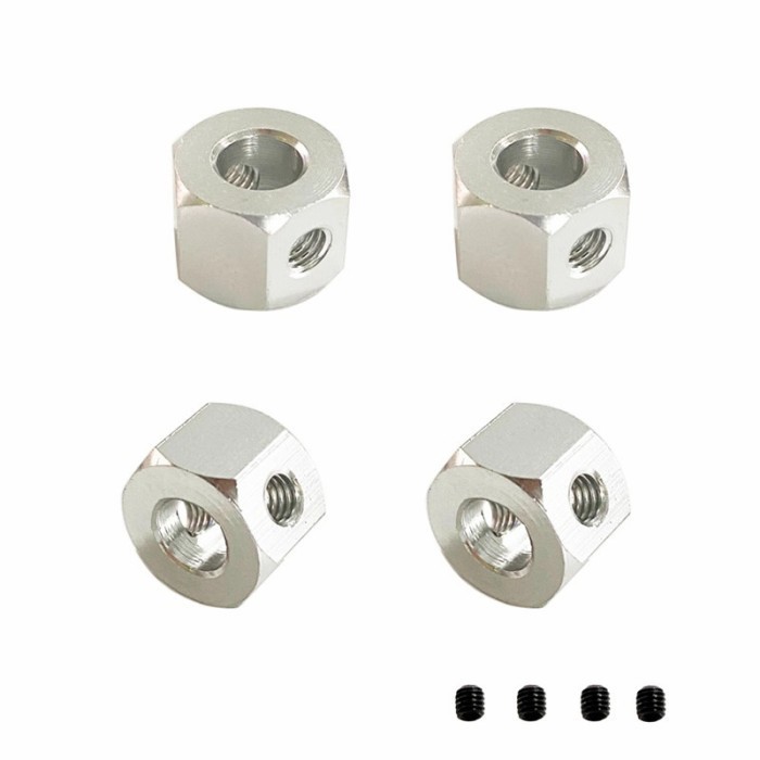 RC metal hex adapter 5mm to 12mm WPL MN D90