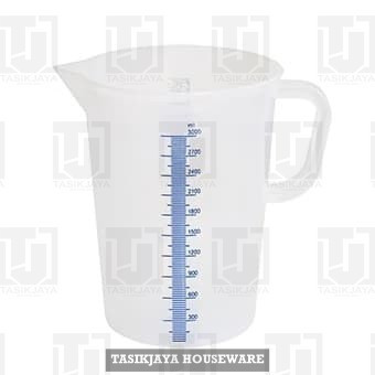 Gelas Ukur Takar Plastik 3000Ml / Green Leaf 1833 Measuring Cup 3000 M