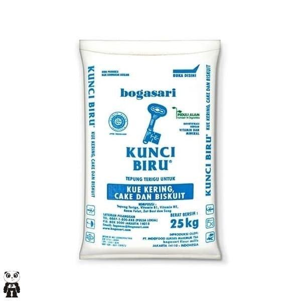 

Bettifer Tepung Terigu Kunci Biru 25Kg Khusus Gosend