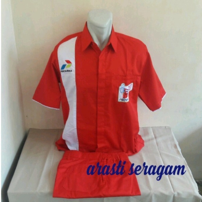 Promo Seragam Operator Spbu Pertamina ( Baju Dan Celana )
