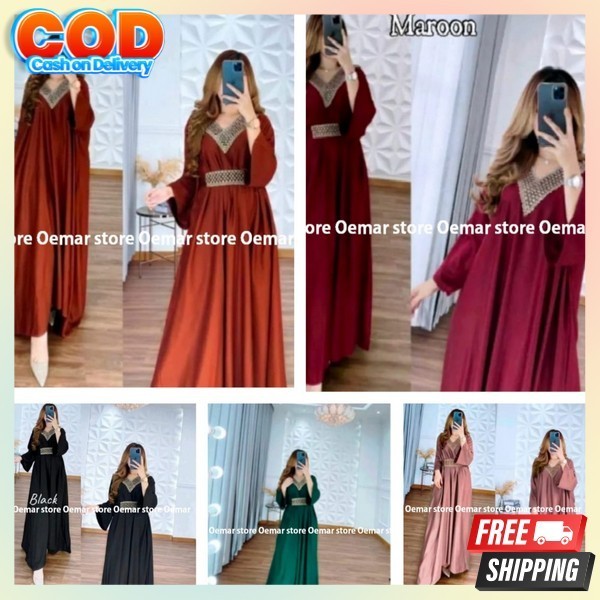 Gamis Remaja Kekinian Gsmis Buju Baju Hamis Terbaru Simple Gamiss Pesta Kondangan Elegant Gam8S Jatu