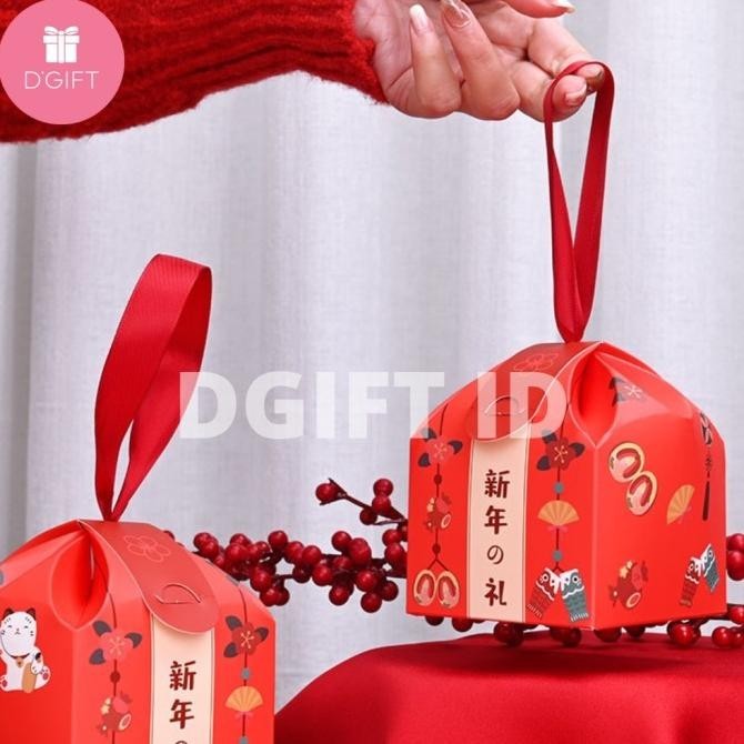 Kotak Kue Kering Imlek CNY Box Kue Keranjang Mini Box Toples Jar 400ml