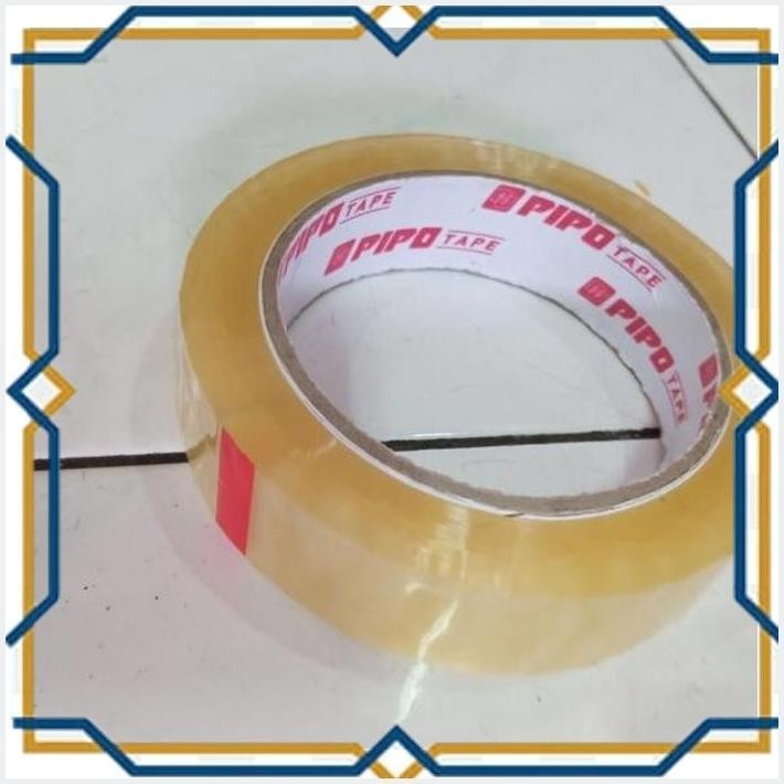 

[SSC] LAKBAN LEBAR 1 INCH ATAU 1.2 CM BESAR PANJANG 90 YARD