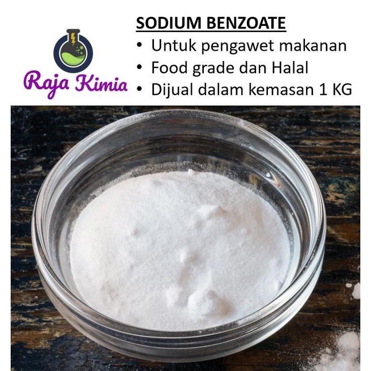 

Model baru - Sodium Benzoat / Natrium Benzoat - 1 KG ,,