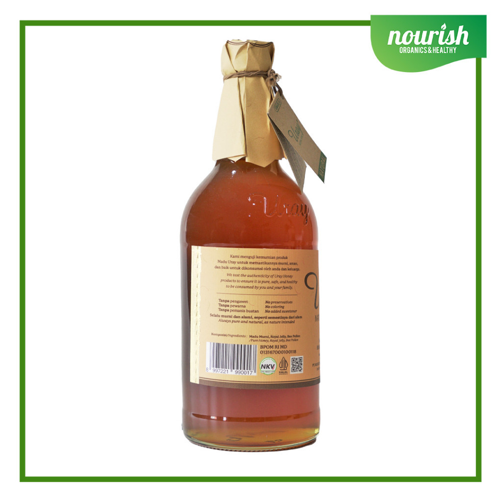 

MADU URAY 875 GRAM (MADU LEBAH HUTAN / 100% RAW NATURAL HONEY)