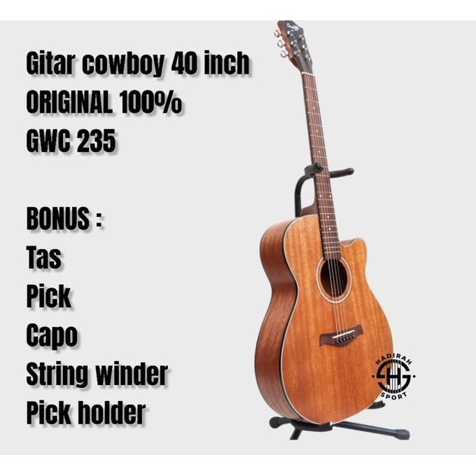 Gitar Cowboy Gitar Akustik Cowboy Gwc 235 Accoustic Guitar