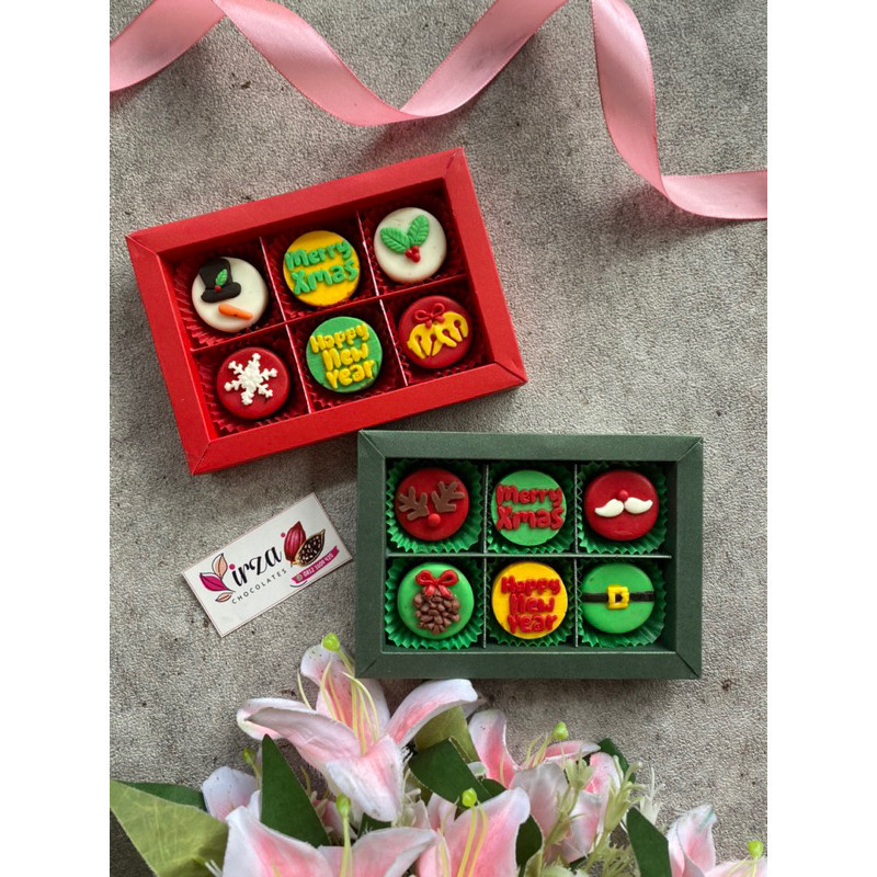 

T7G HAMPERS COKLAT UCAPAN DAN COKLAT KARAKTER NATAL MERRY CHRISTMAS HNW