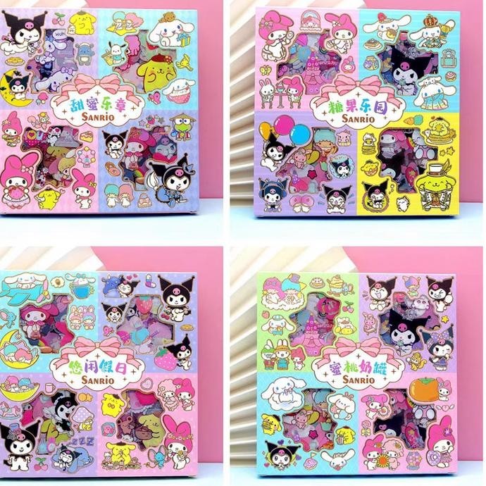 

New Stiker Sanrio Pet Korea 100 Lbr Kado Souvenir Viral Cutting Sticker Terbaik