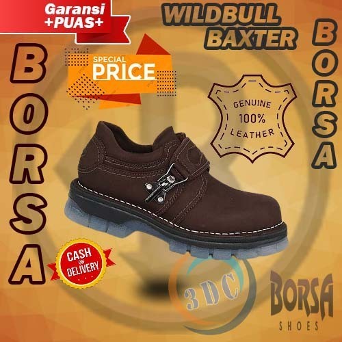 Sepatu Borsa Wildbull Baxter - Original Leather Safety Shoes