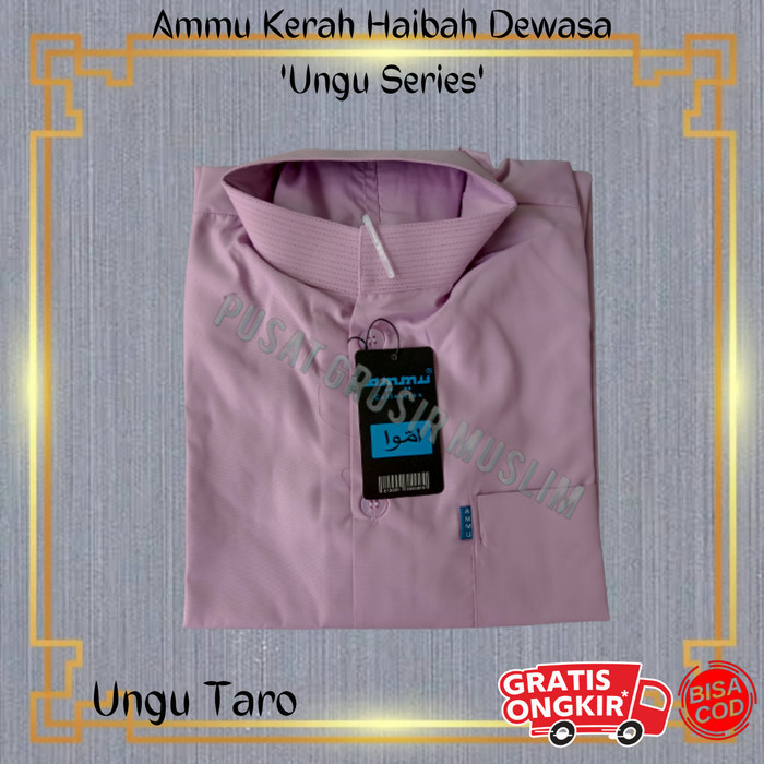 Baju Koko Ammu Dewasa Ungu Series Termurah