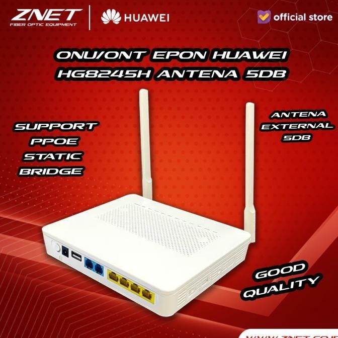 BARANG TERLARIS NEW MODEM EPON HUAWEI HG8245H EchoLife WITH BOX onu ont Huawei Epon