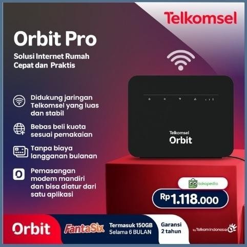 BARANG TERLARIS HKM281 Orbit Pro Modem Router Wifi Free Kuota Telkomsel Orbit/ HKM 281