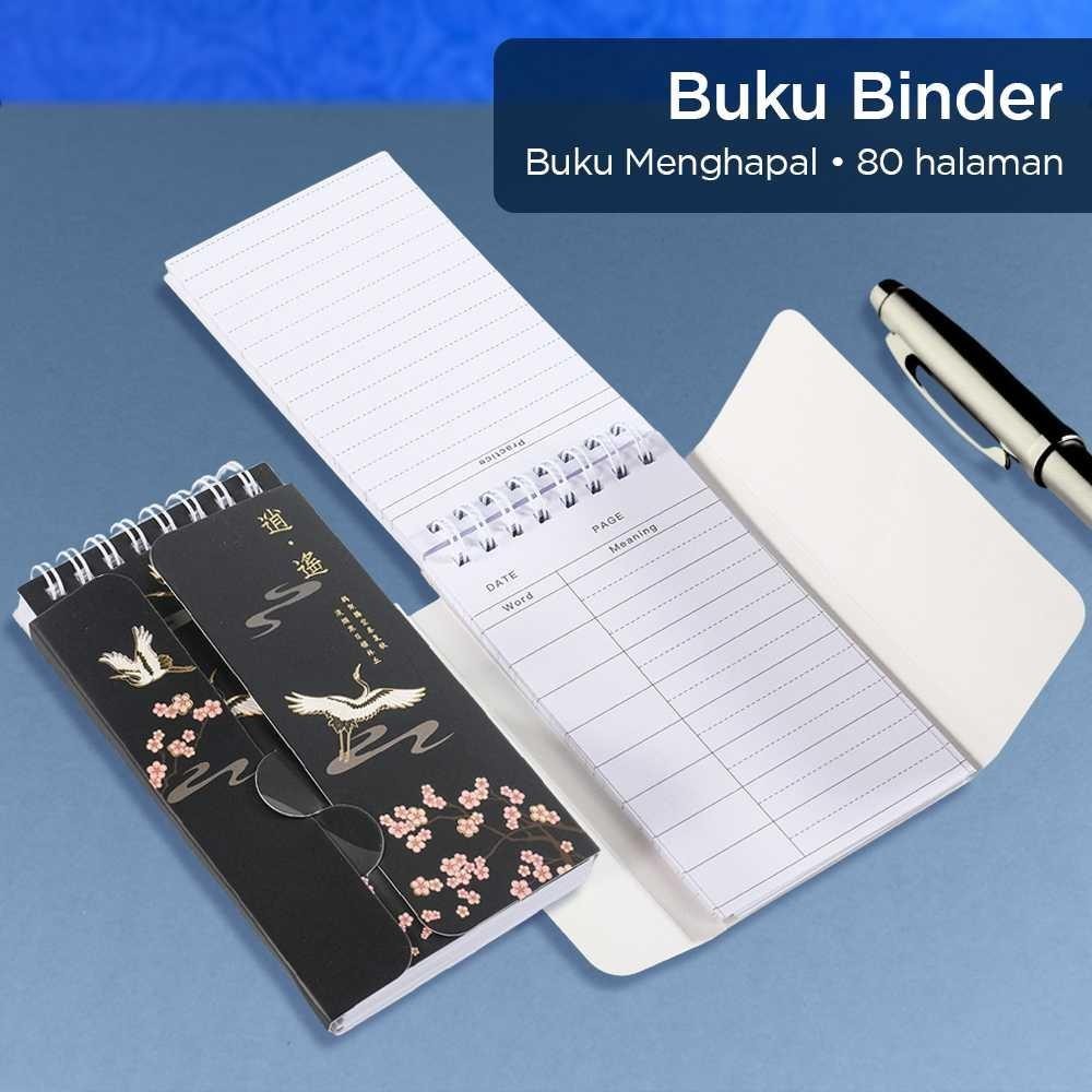 

JJS Buku Binder Catatan Word Book Can Block Portable Shorthand - JJ80L