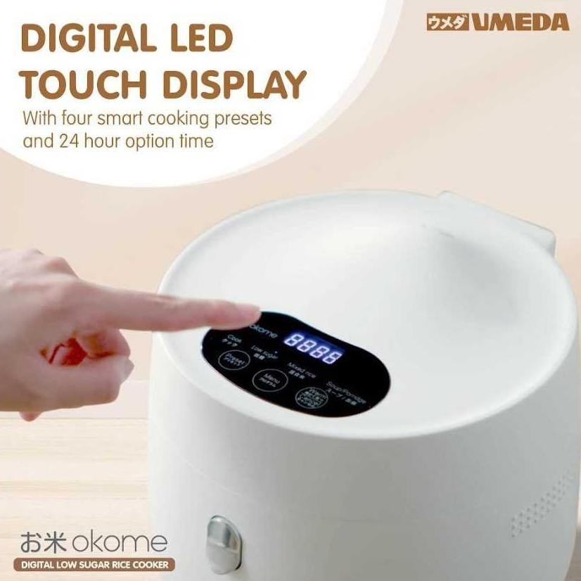 RICE COOKER LOW CARBO LESS SUGAR OKOME 0402J