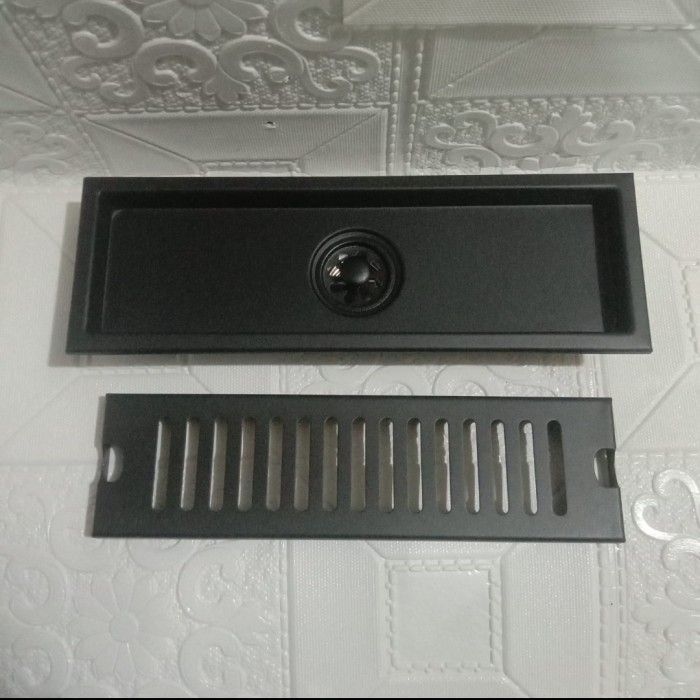 Floor Drain Kotak Hitam Garis Stainless / Floor Drain Garis Panjang