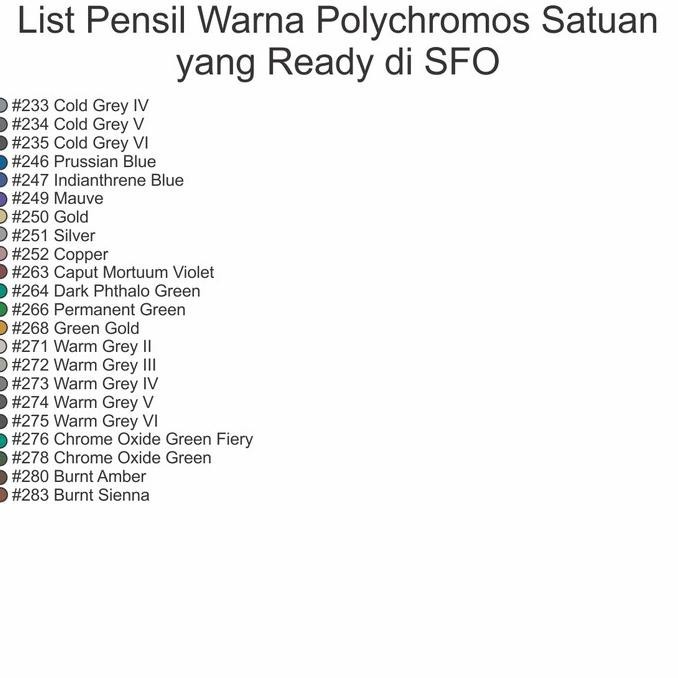 

Terbaru - Polychromos Faber Castell Satuan !!