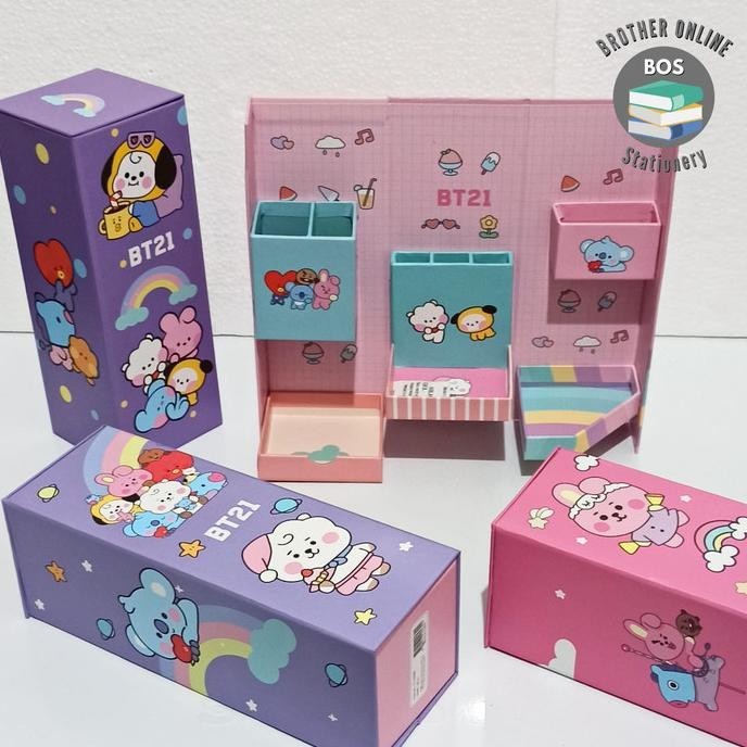 

Flash Sale - BOS Kotak Pensil Karton Rak Berdiri Tingkat/Pencil Case/Pencil Box - Milk-11 !
