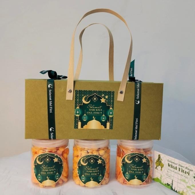 

Big Sale Hampers Ramadhan 3 Toples Snack - Parcel Lebaran Kado Mewah Rmd-3Snack Berkualitas