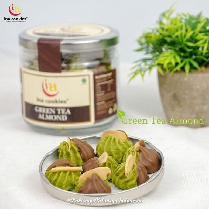 

Terfavorit! Kue Kering Jar Ina Cookies Greentea Almond - Kukis Lebaran Terbaik