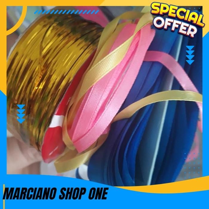 

PITA KADO / KAWAT EMAS PENGIKAT KEMASAN KAIN TILE SOUVENIR DIJUAL PER METER PODUK BAHAN BERKUALITAS !!