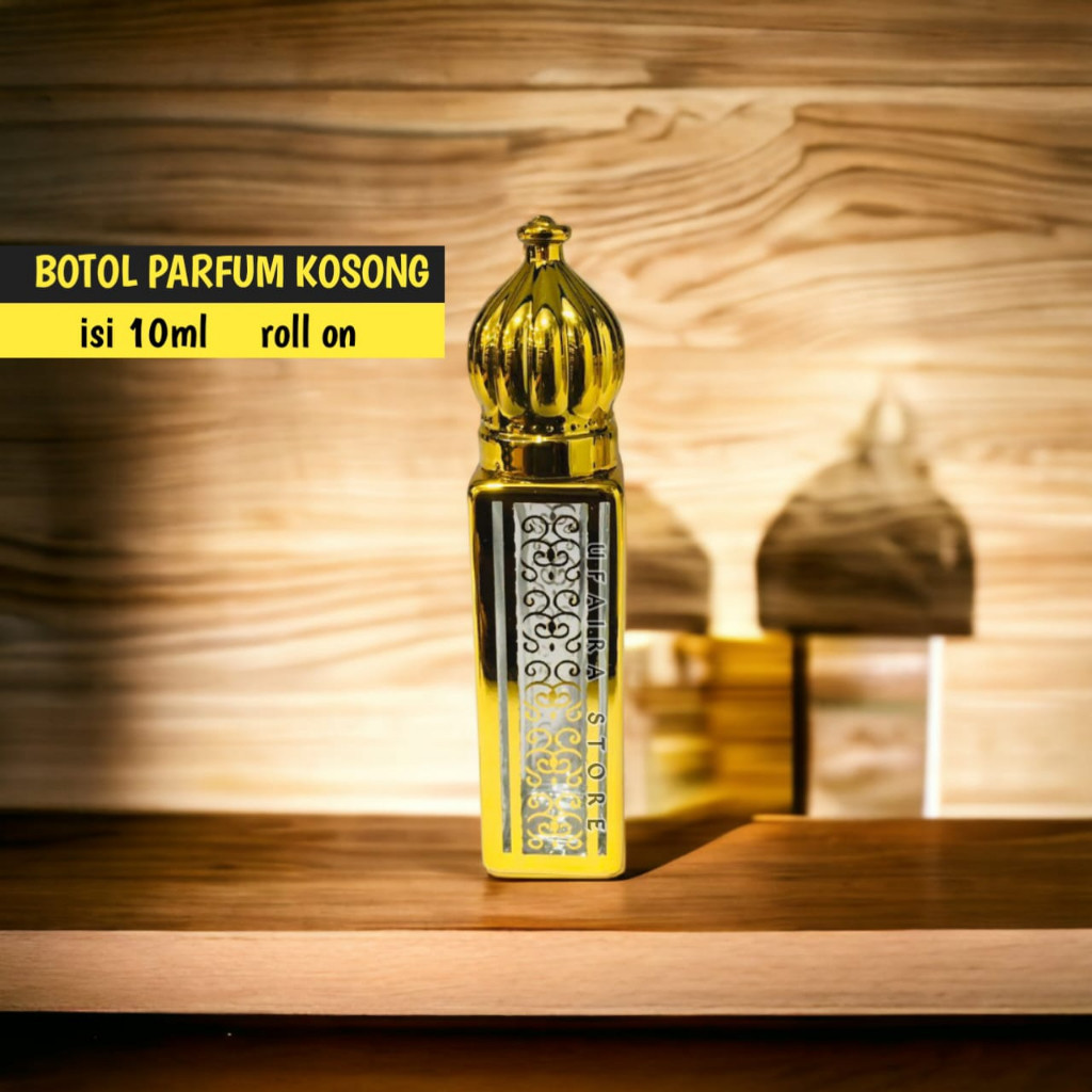 Botol Parfum Kosong 1 Lusin Motif Kubah Roll On 10ml