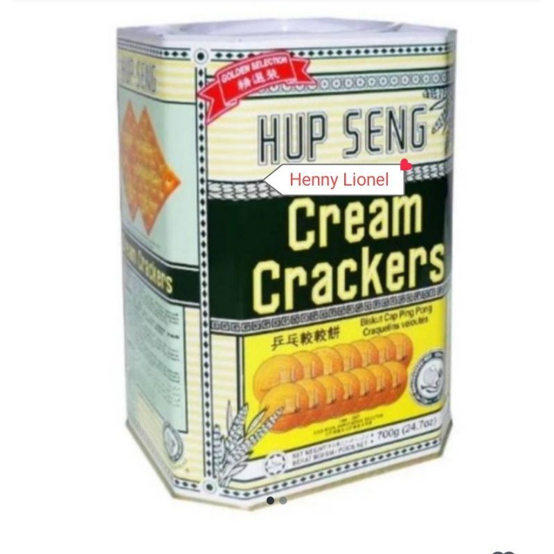 

hupseng cream craers biskuit kaleng 700gr