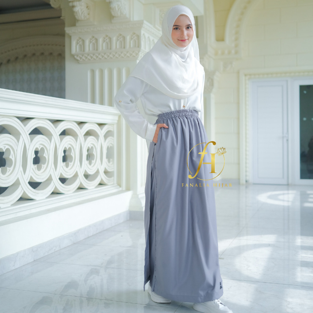 [ONLINE EXCLUSIVE] Rok Celana Muslim Wanita Bahan Toyobo Banyak Warna Size Jumbo - Rok Celana Kulot