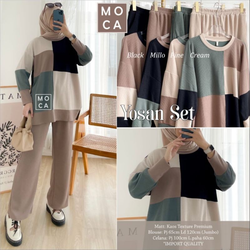 [ONLINE EXCLUSIVE] OVAL SET KNIT UNIQLO PREMIUM