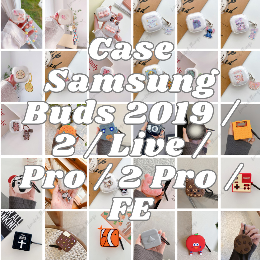 [HANYA SOFT CASE] Samsung Galaxy Buds 2 Buds Live FE Airbuds Pro Pro 2 Buds 2 Case Kartun Love Bear