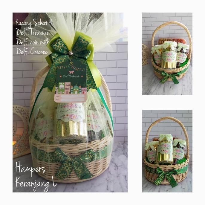 

New Parsel Ramadhan / Hampers Lebaran/ Hampers Coklat Leba Keranjang Rotan Limited Edition