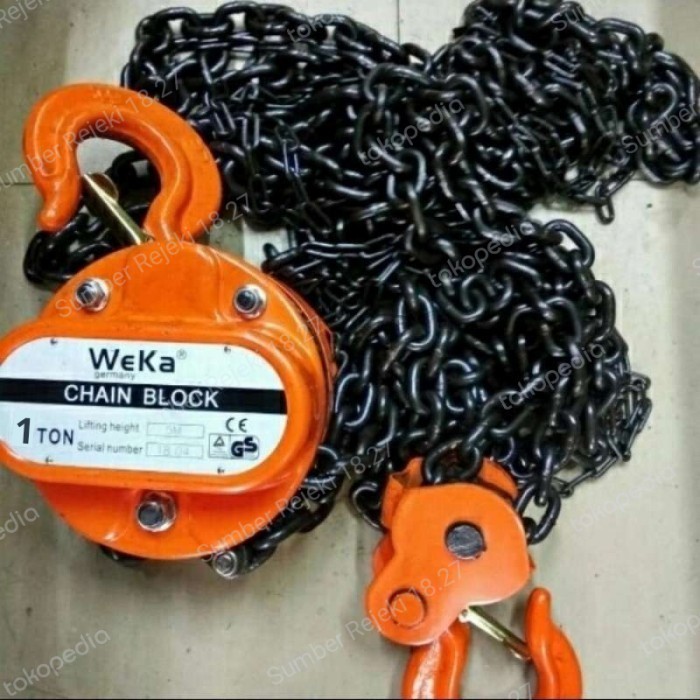 Chain Block Weka Germany 1 Ton 3 -15 Meter