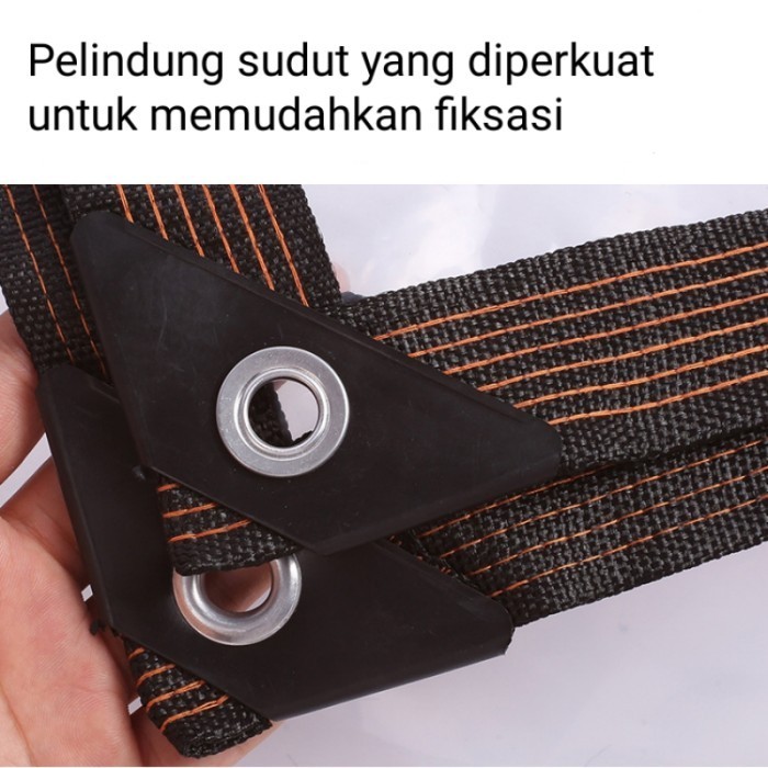 Naenggo Kanopi Tahan Air Film Plastik Kain Kerai Transparan Tahan Hujan