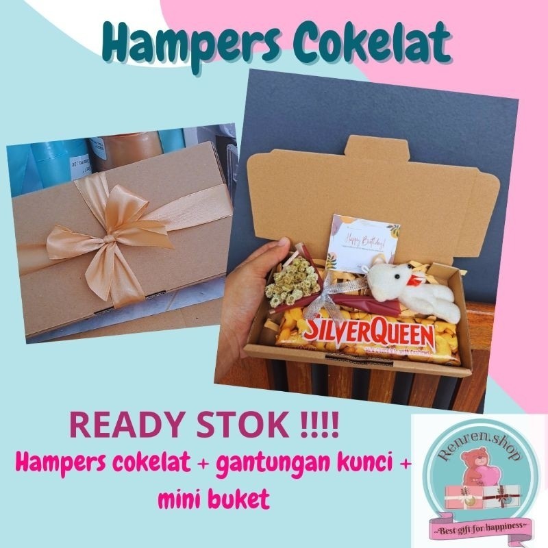 

L37 READY STOK - HAMPERS COKELAT / HAMPERS VALENTINE / KADO COKELAT MURAH MERIAH / KADO CEWEK MURAH